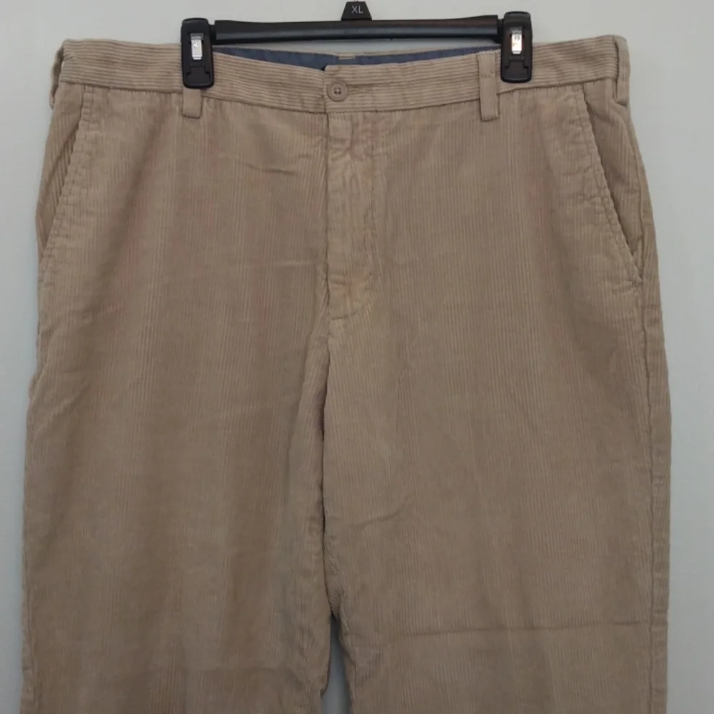 Nautica Tan Cotton Dansforth Corduroy Pants 38 - 30